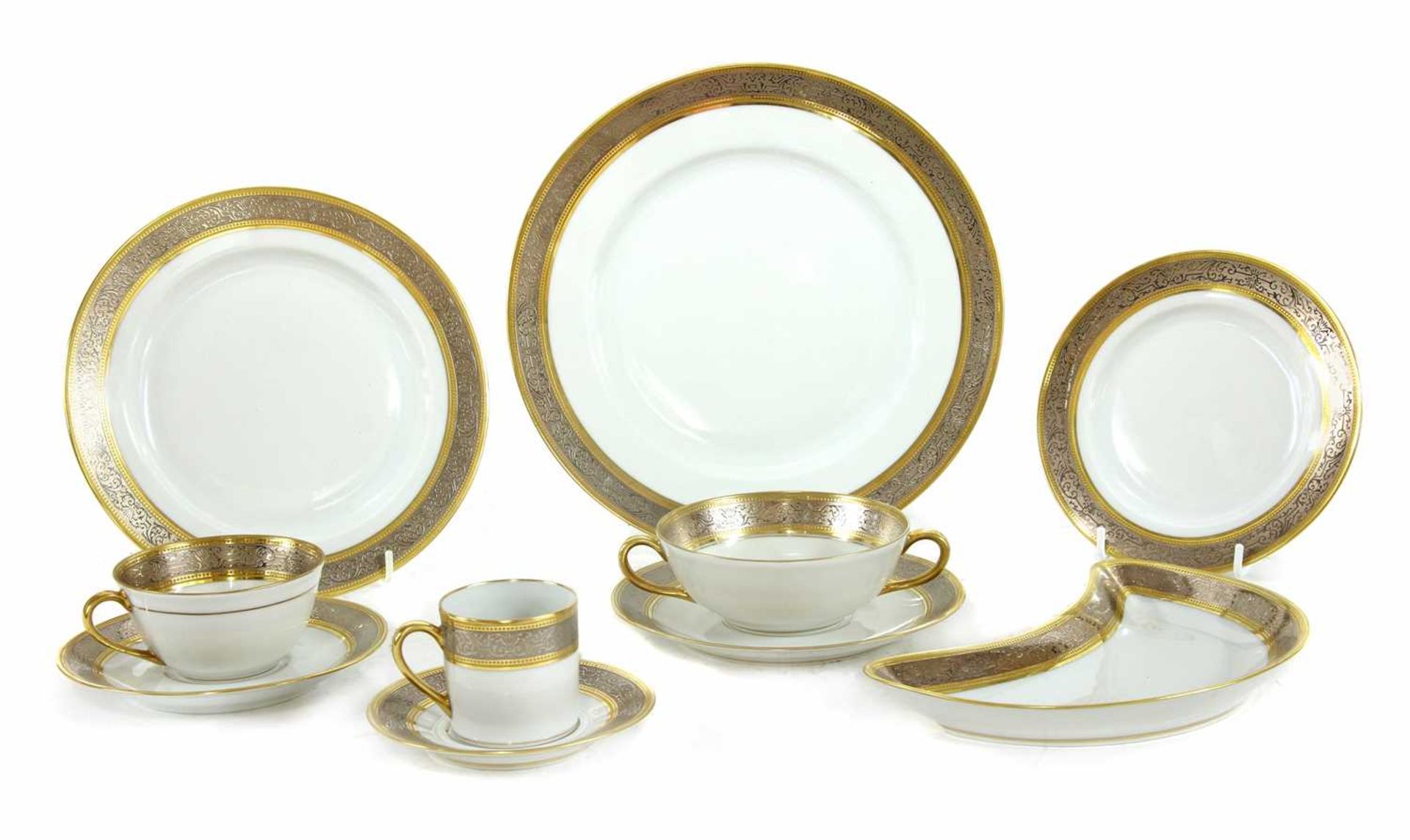 A Bernardaud Limoges for Asprey 'Vulcain' dinner service, - Image 2 of 5