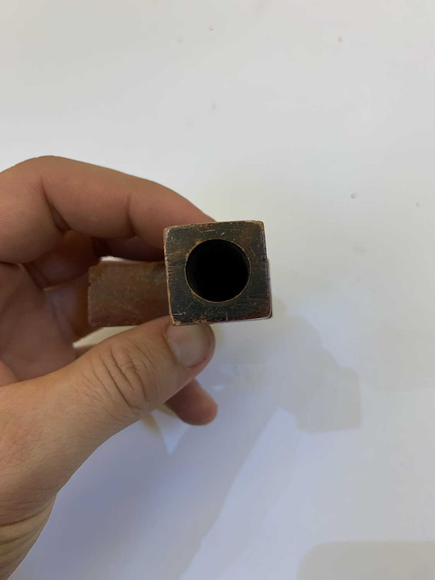 A North American catlinite pipe, - Image 5 of 11