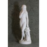 A Minton Parian figurine,