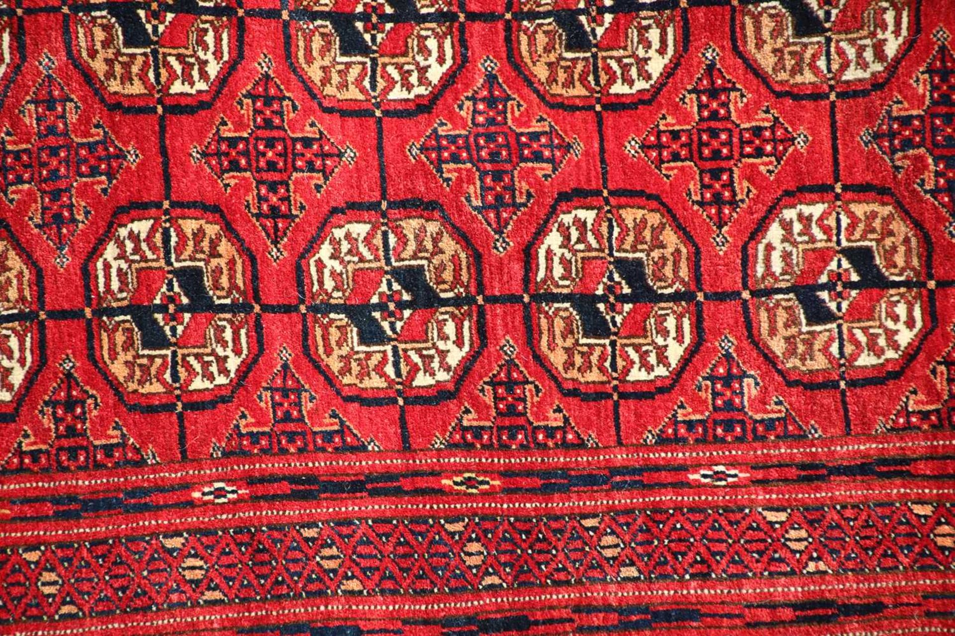 A Tekke Bokhara carpet, - Image 4 of 5