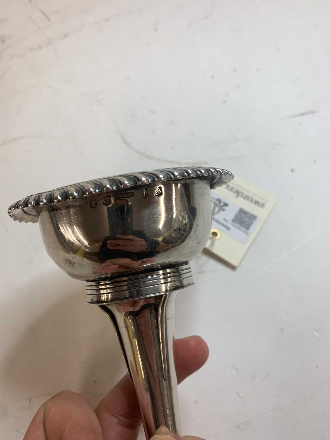 A George III Scottish wine funnel, - Image 8 of 16