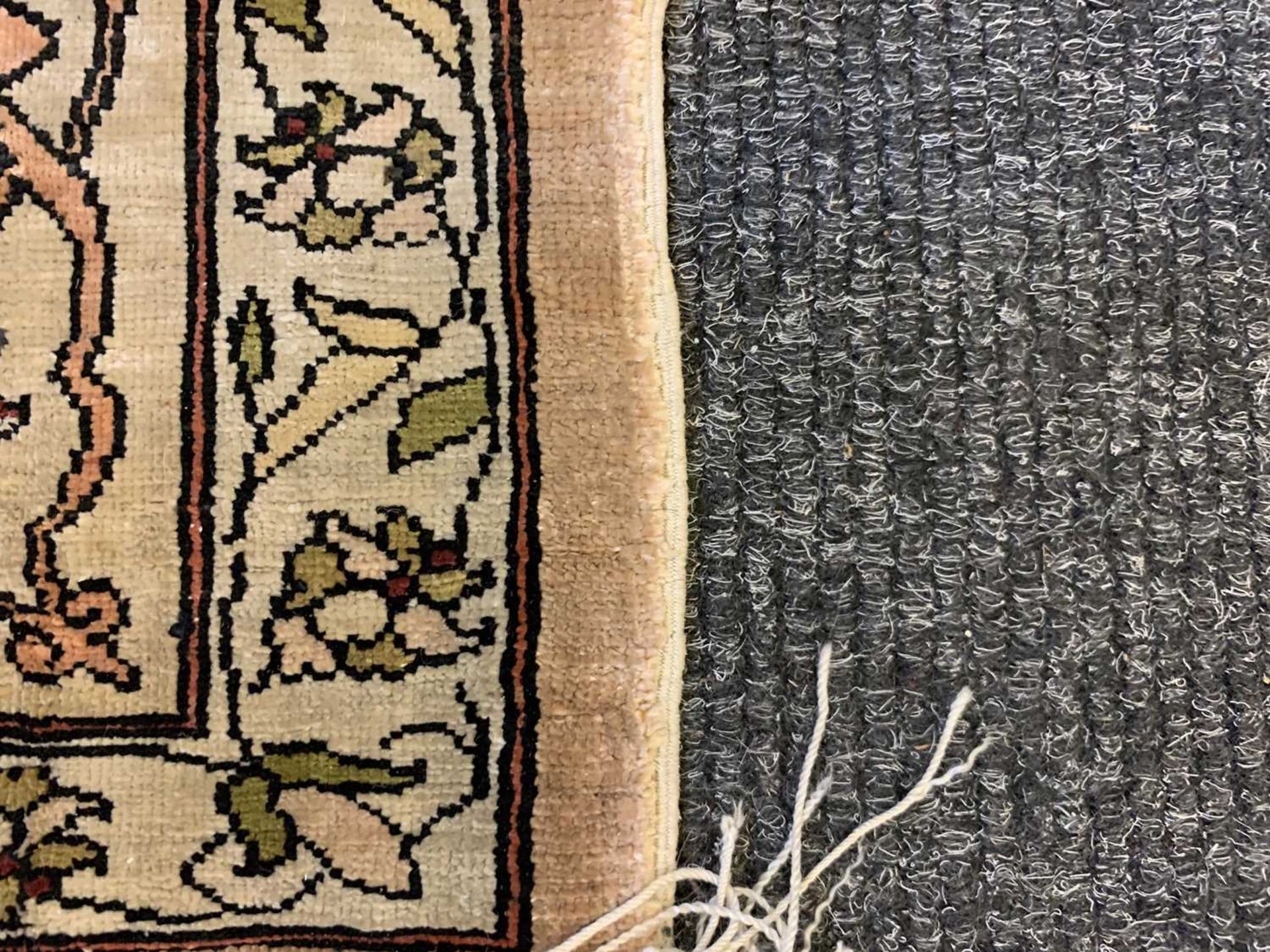 A Turkish silk Hereke rug, - Image 12 of 17