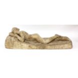 A 'Sleeping Hermaphroditus' sculpture after the antique,