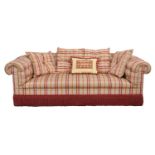 A large chesterfield sofa,