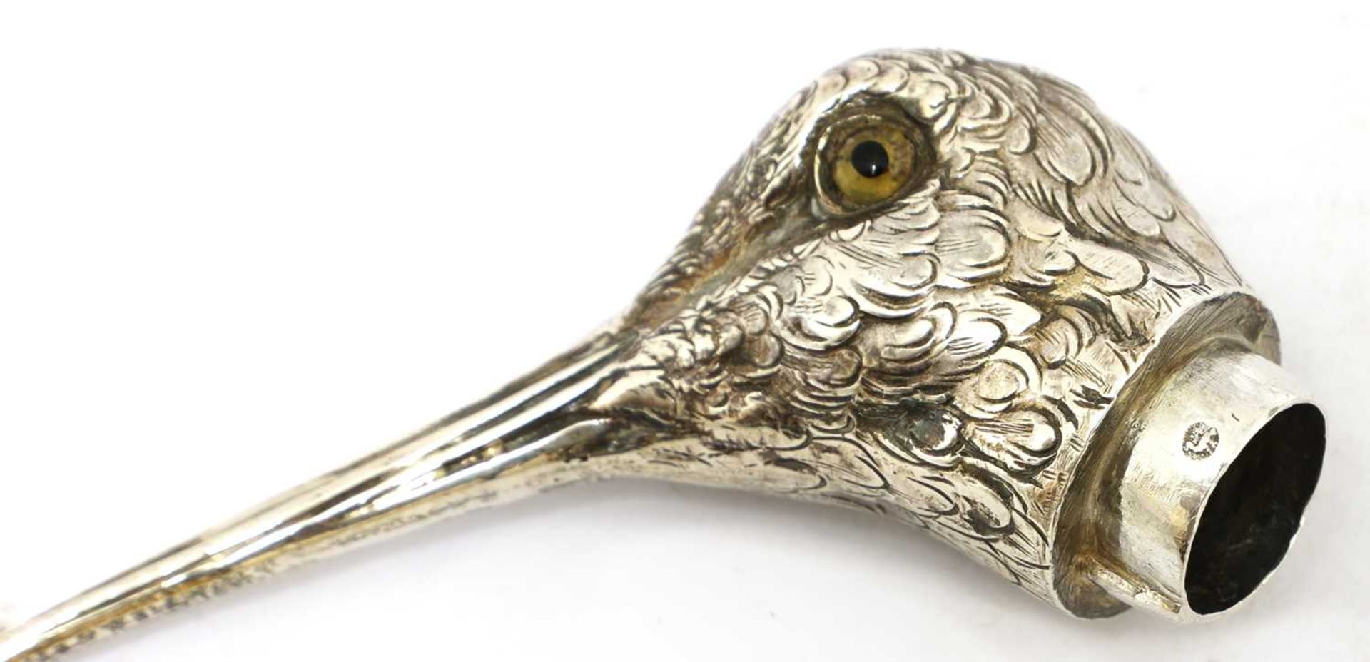 A Continental silver model of a jack snipe, - Bild 5 aus 6