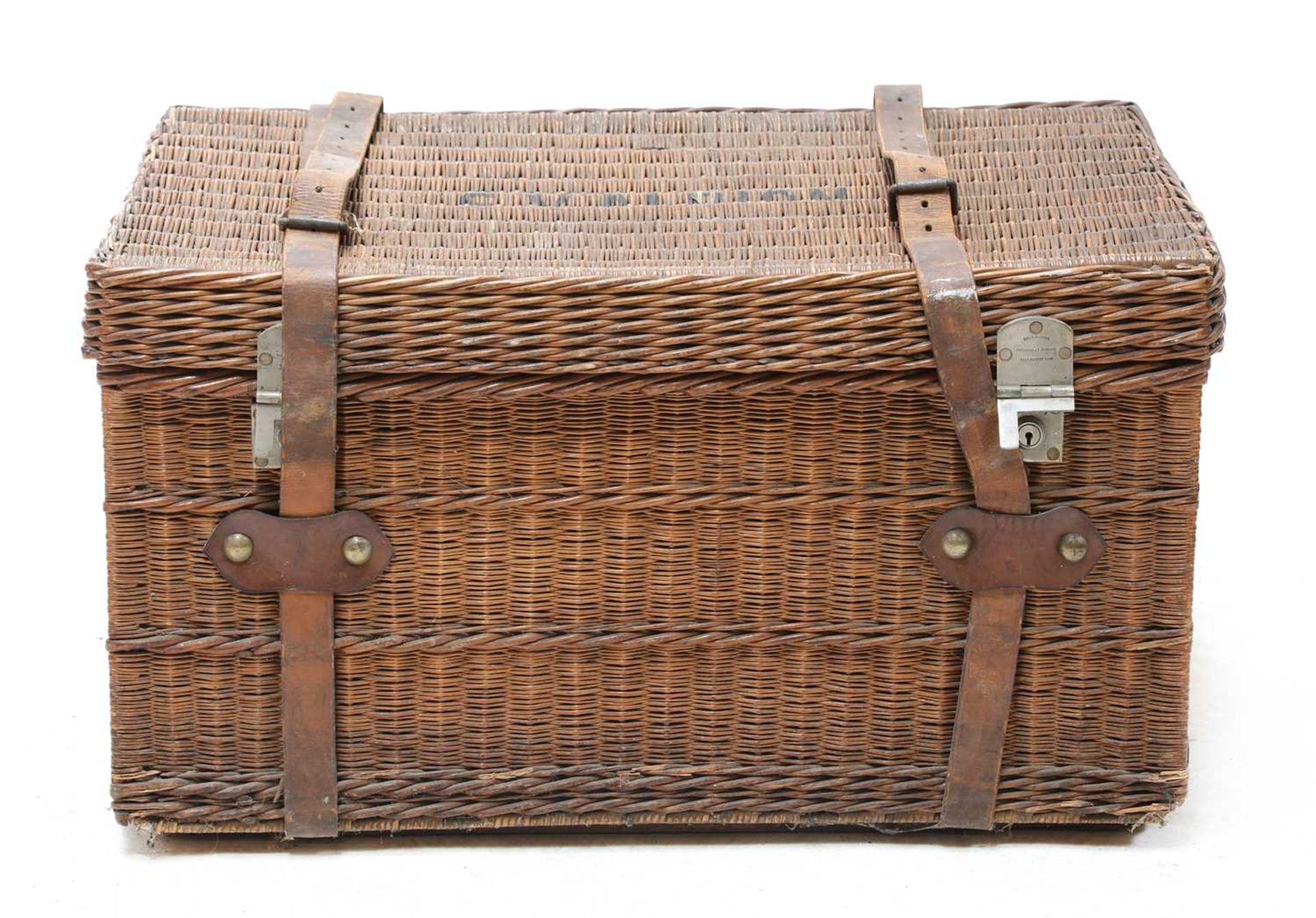 A large Edwardian yacht's dining picnic hamper, - Bild 7 aus 7