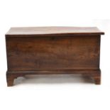 An elm blanket box,