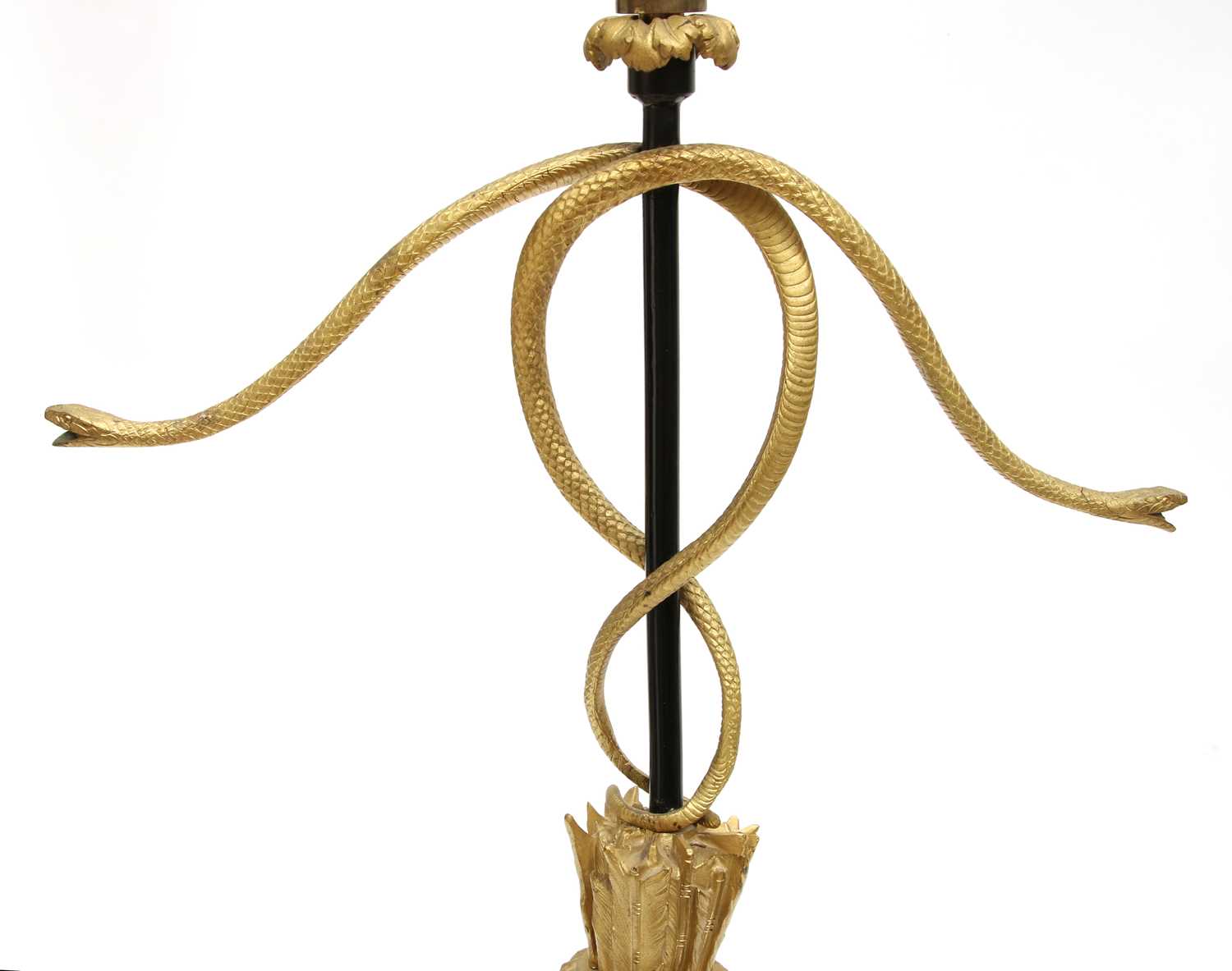 A French ormolu table lamp, - Image 3 of 3