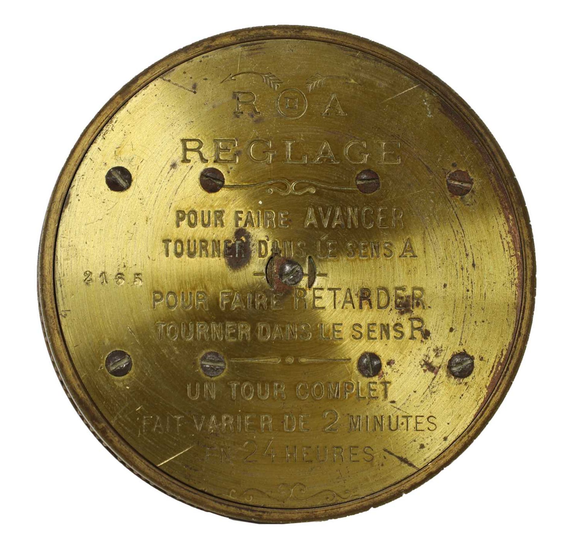 A French four-glass 'pendule jours' torsion clock, - Image 4 of 6