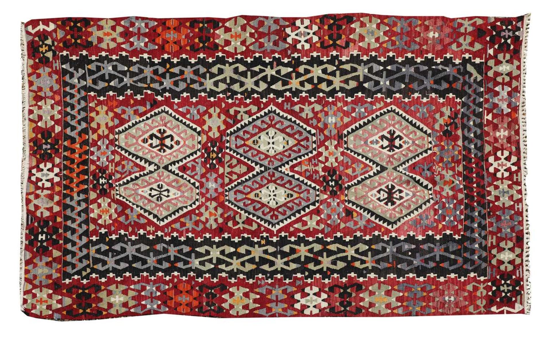 A modern Kelim rug,