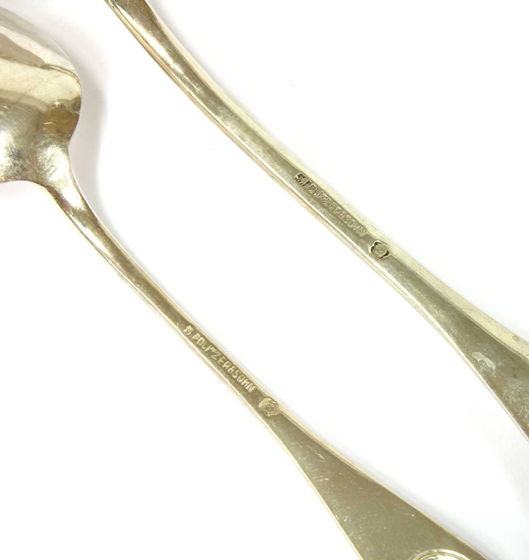 An Austrian silver cutlery set, - Bild 4 aus 4