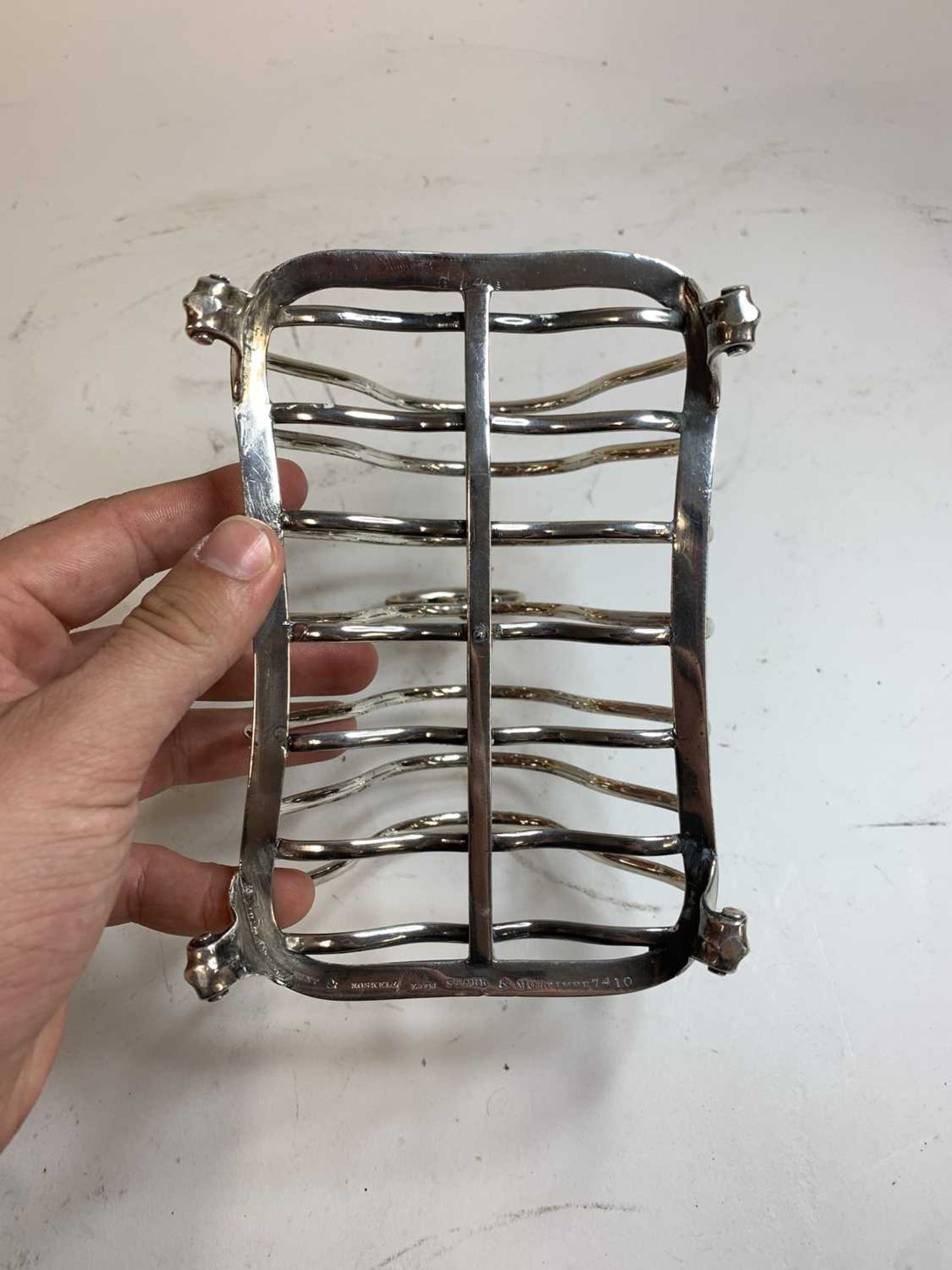 A Victorian six-division toast rack, - Image 8 of 11