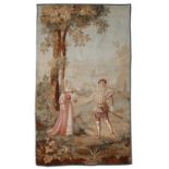 A Continental rectangular tapestry panel,