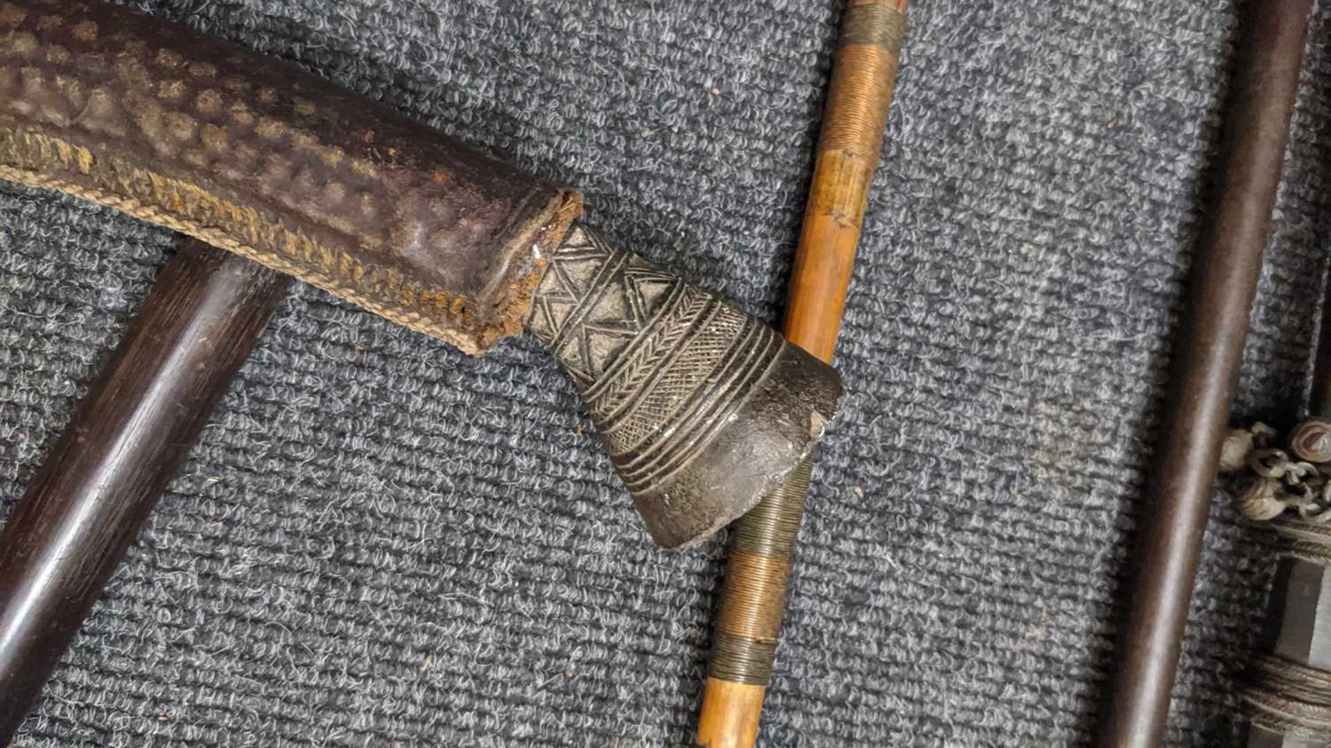 A Dahomey chief's pipe, - Image 8 of 14