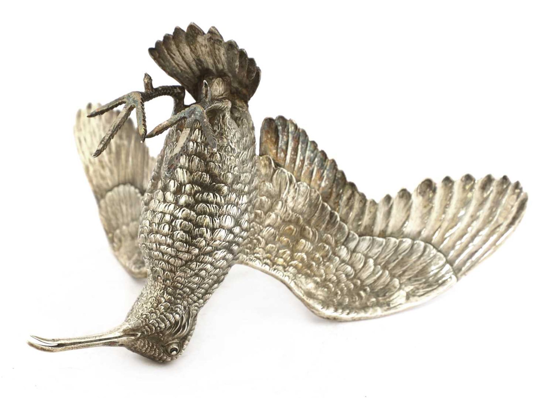 A Continental silver model of a woodcock, - Image 4 of 21