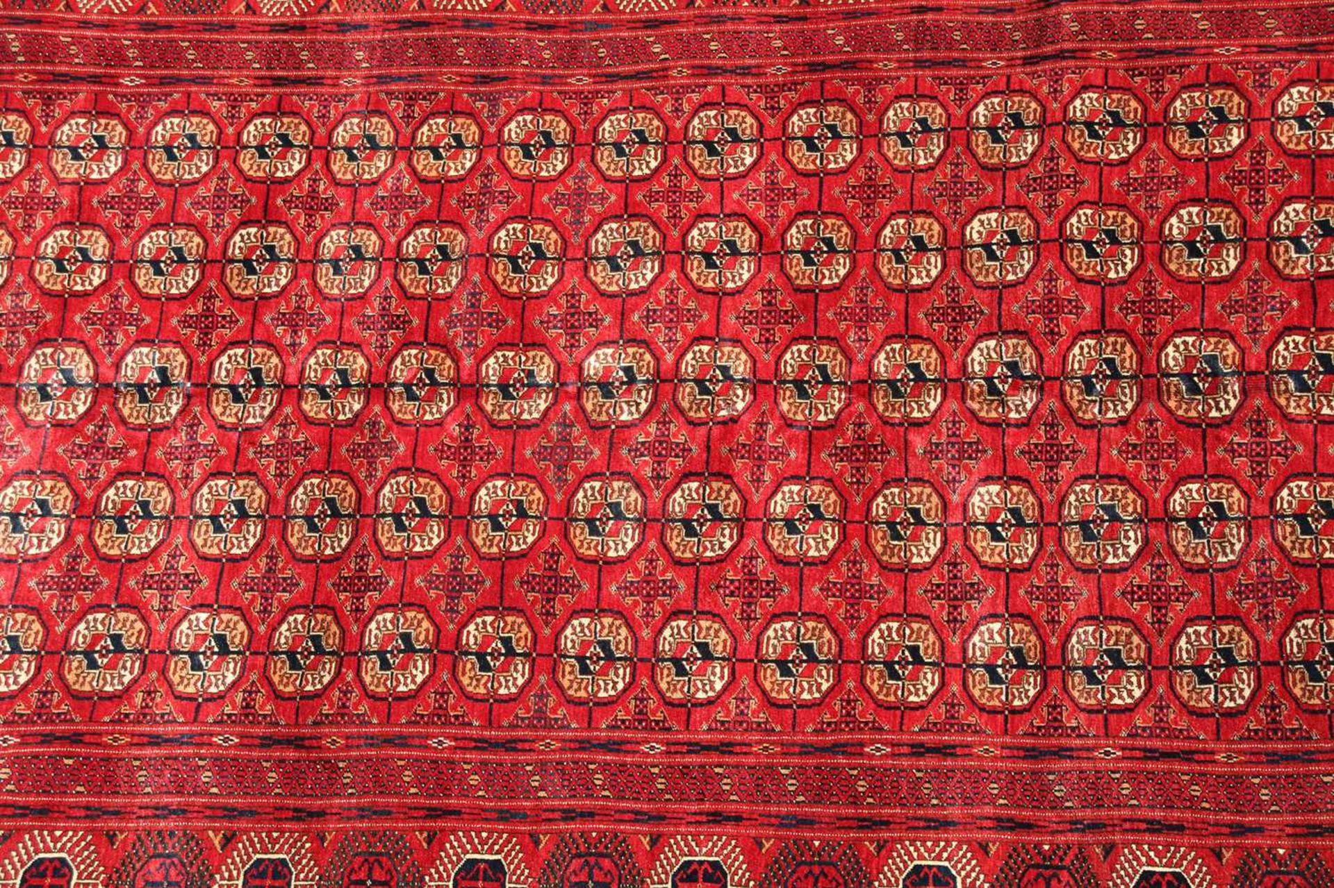 A Tekke Bokhara carpet, - Image 3 of 5