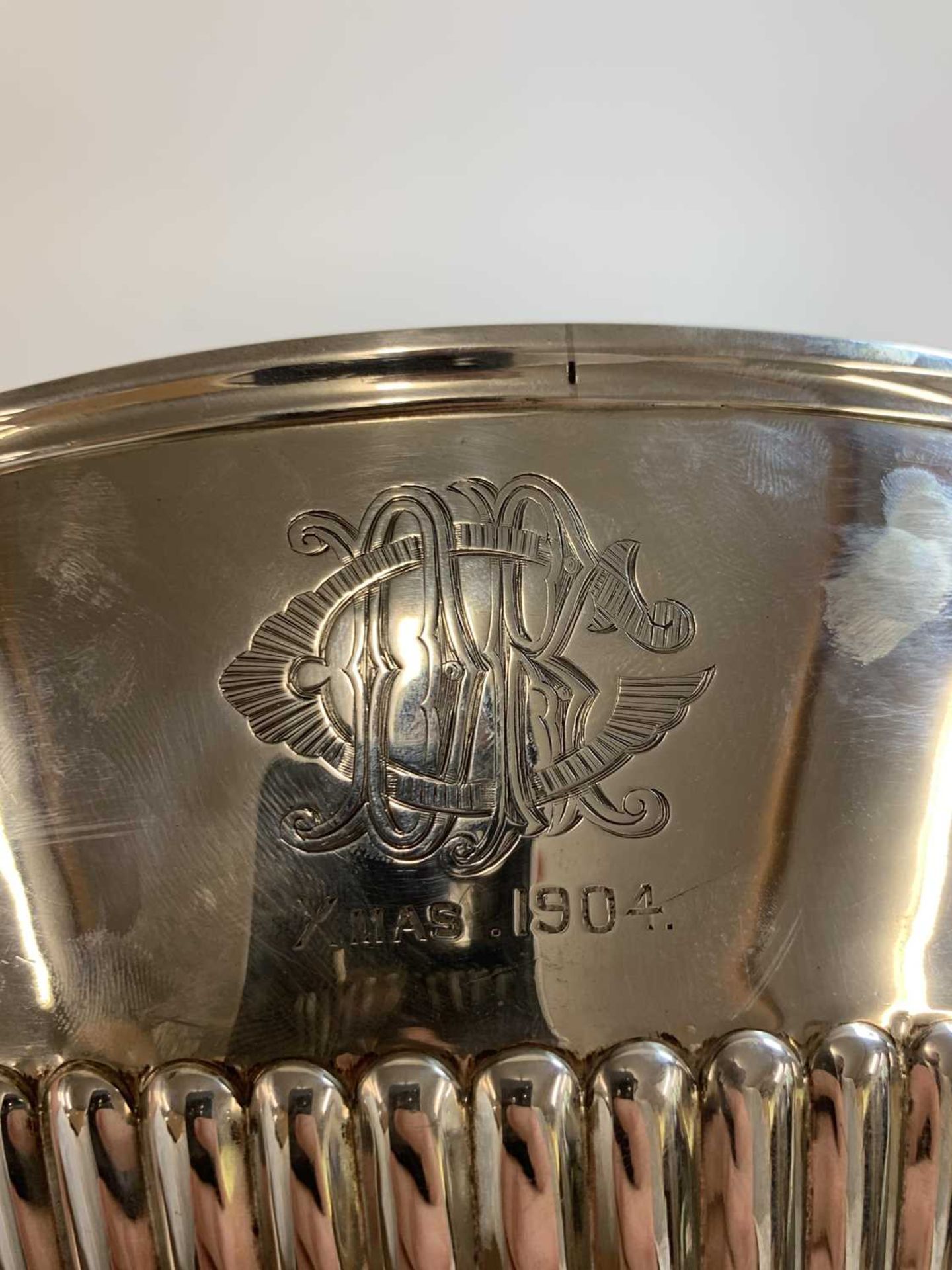 A Victorian silver rose bowl, - Image 8 of 13