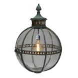 A George III-style copper hall lantern,