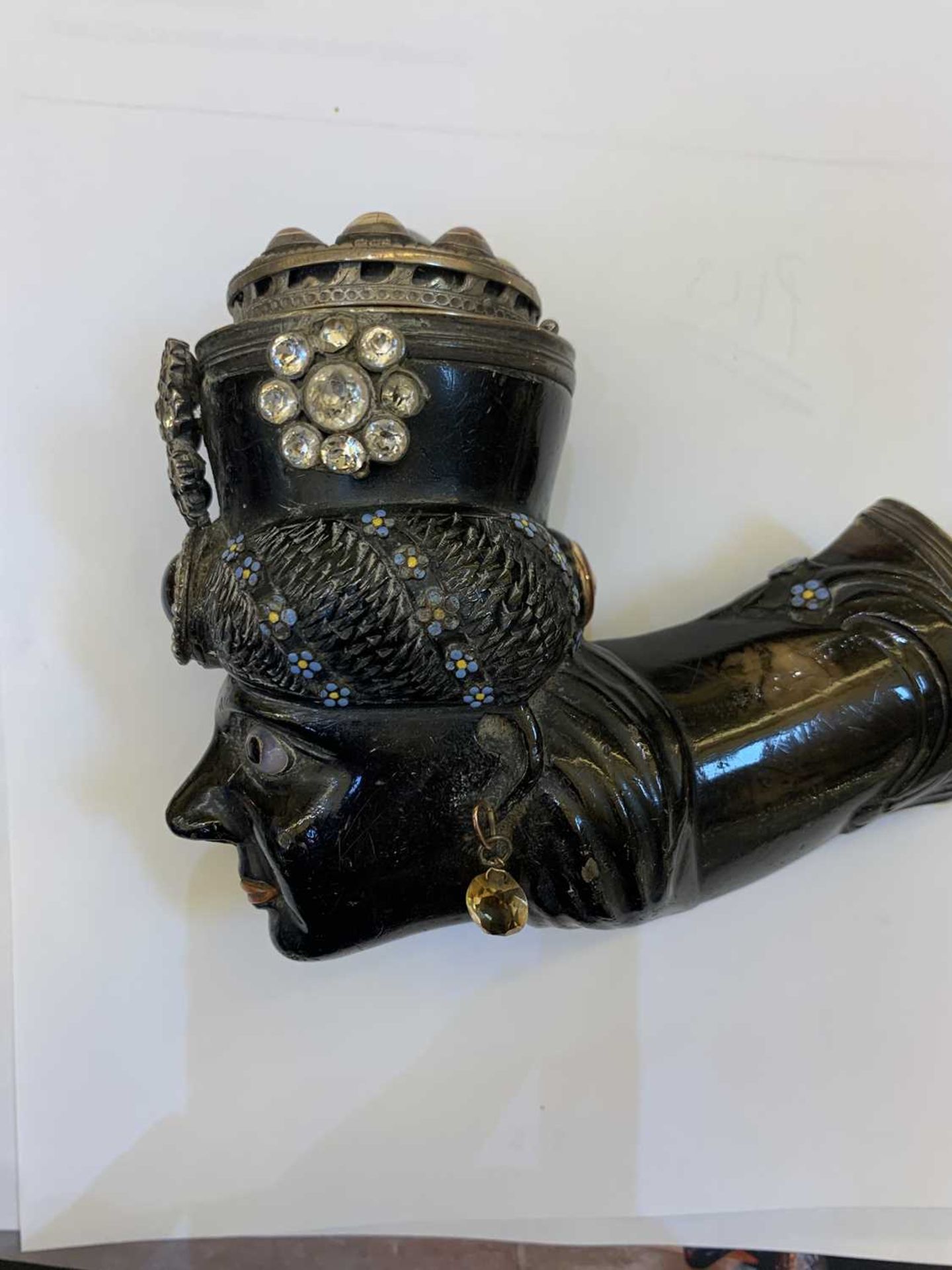 A fine Austrian carved wood end pipe, - Image 23 of 32