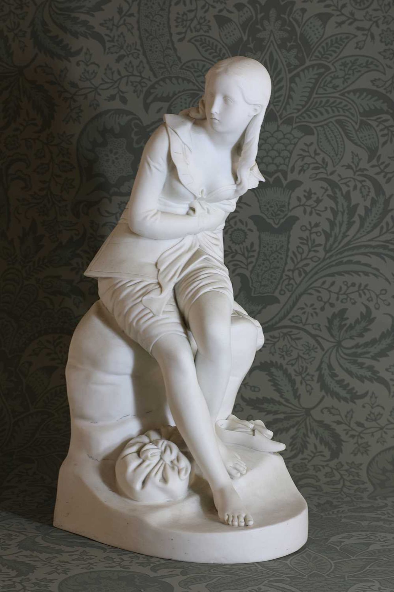 A Minton Parian figure,