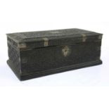 A Ceylonese ebony box,