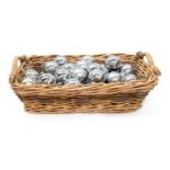 A basket of assorted boules