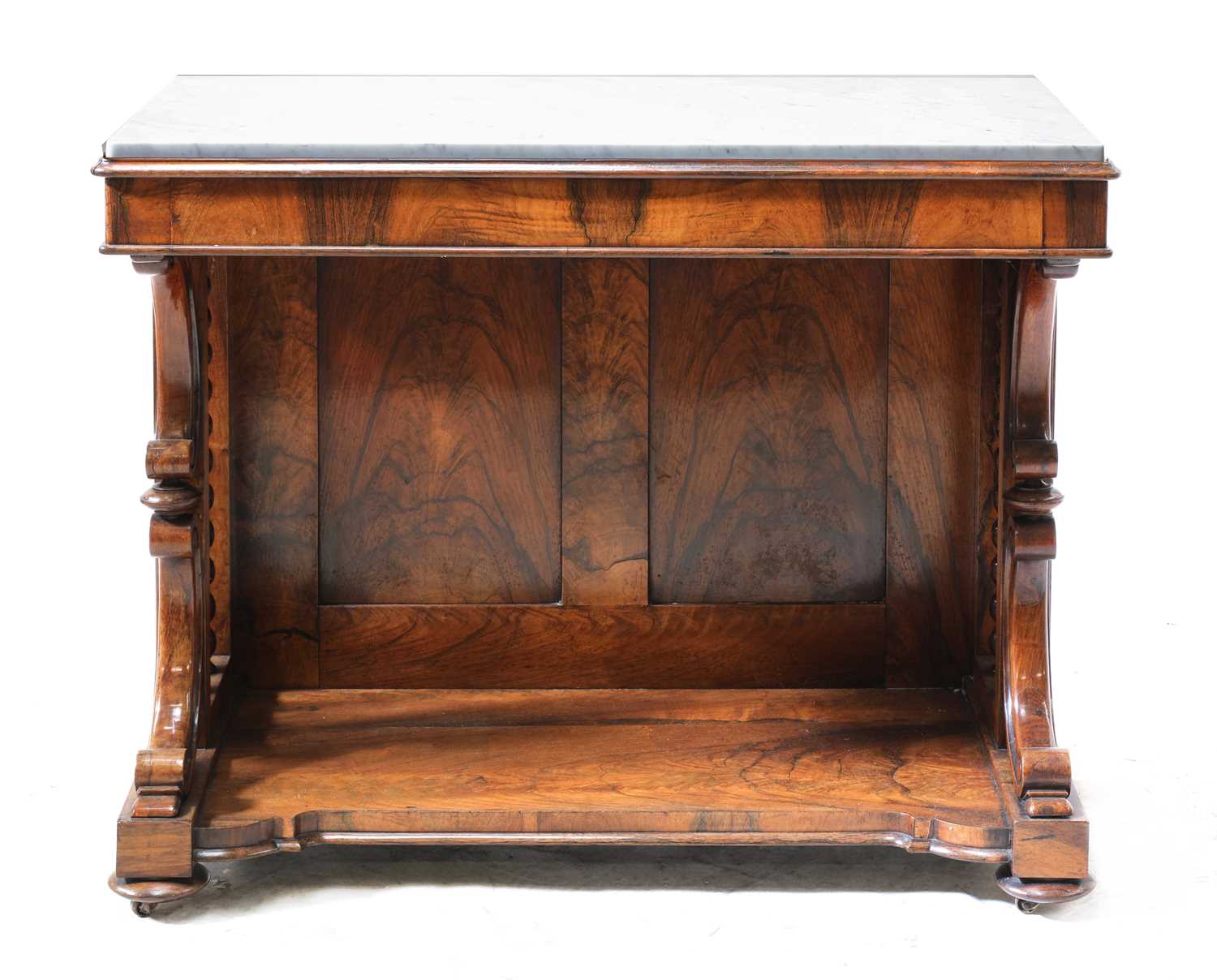 A Victorian rosewood console table, - Image 2 of 6