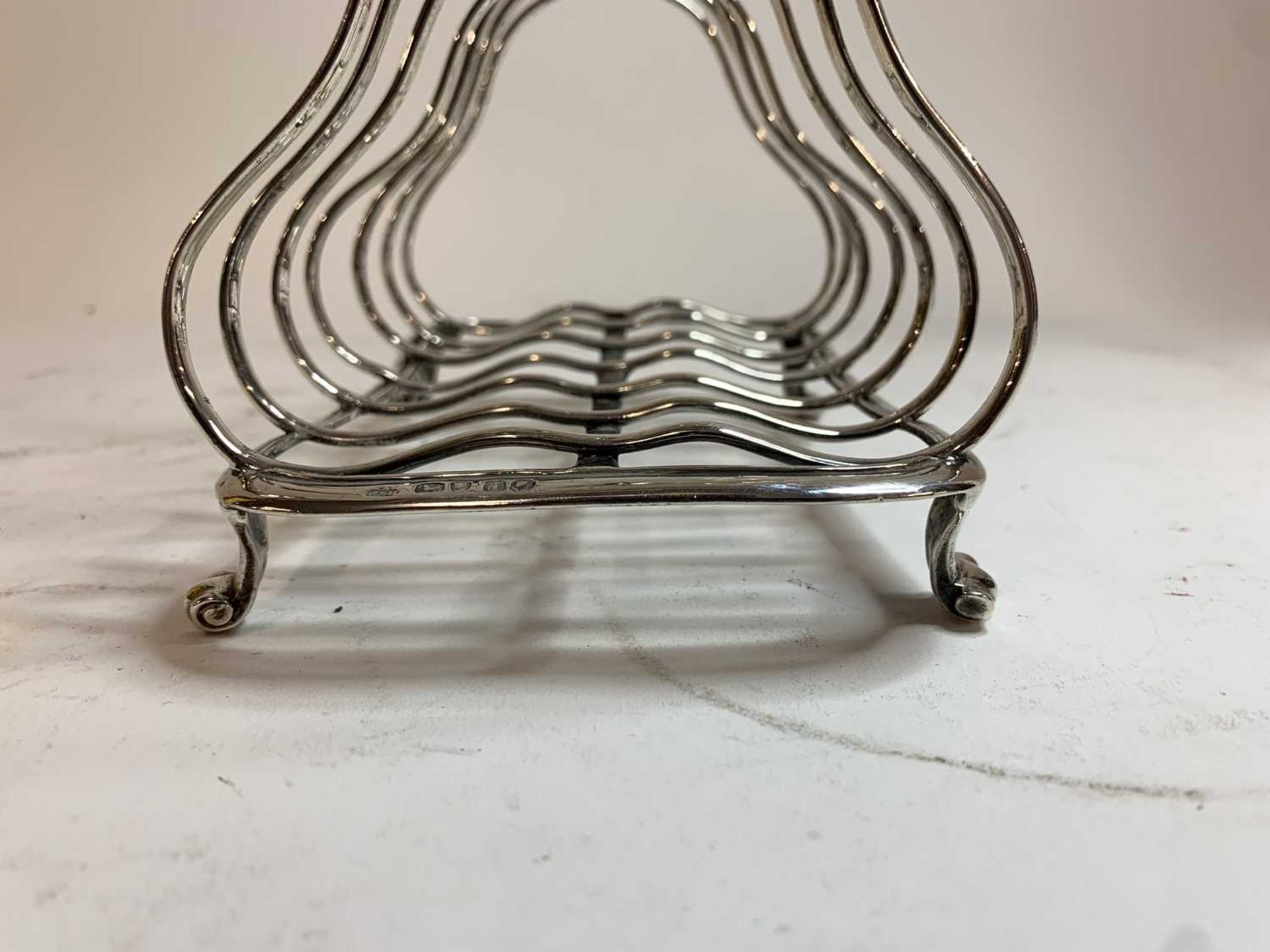 A Victorian six-division toast rack, - Image 6 of 11