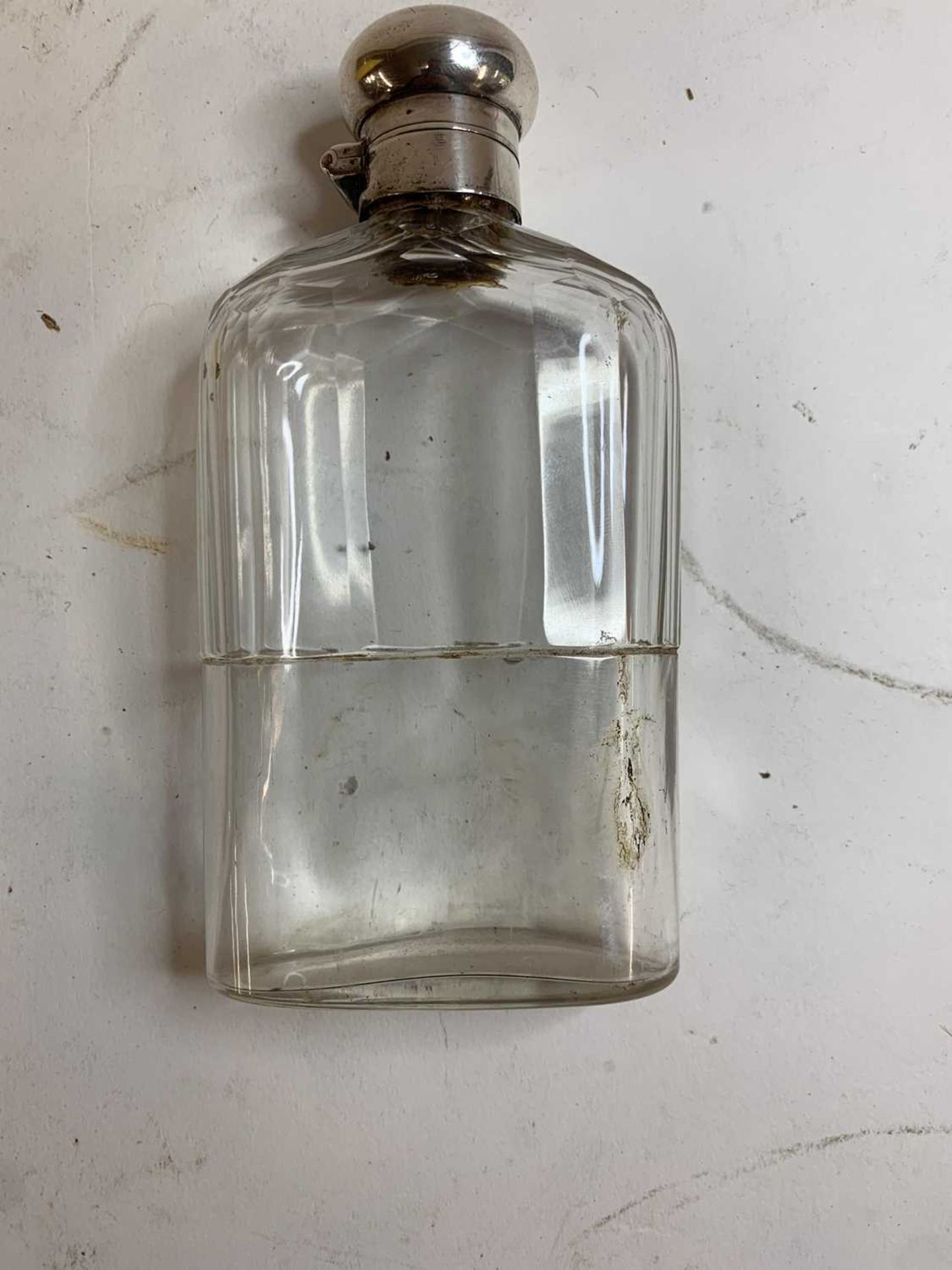 An Edwardian cut-glass and silver-mounted hip flask, - Bild 16 aus 21