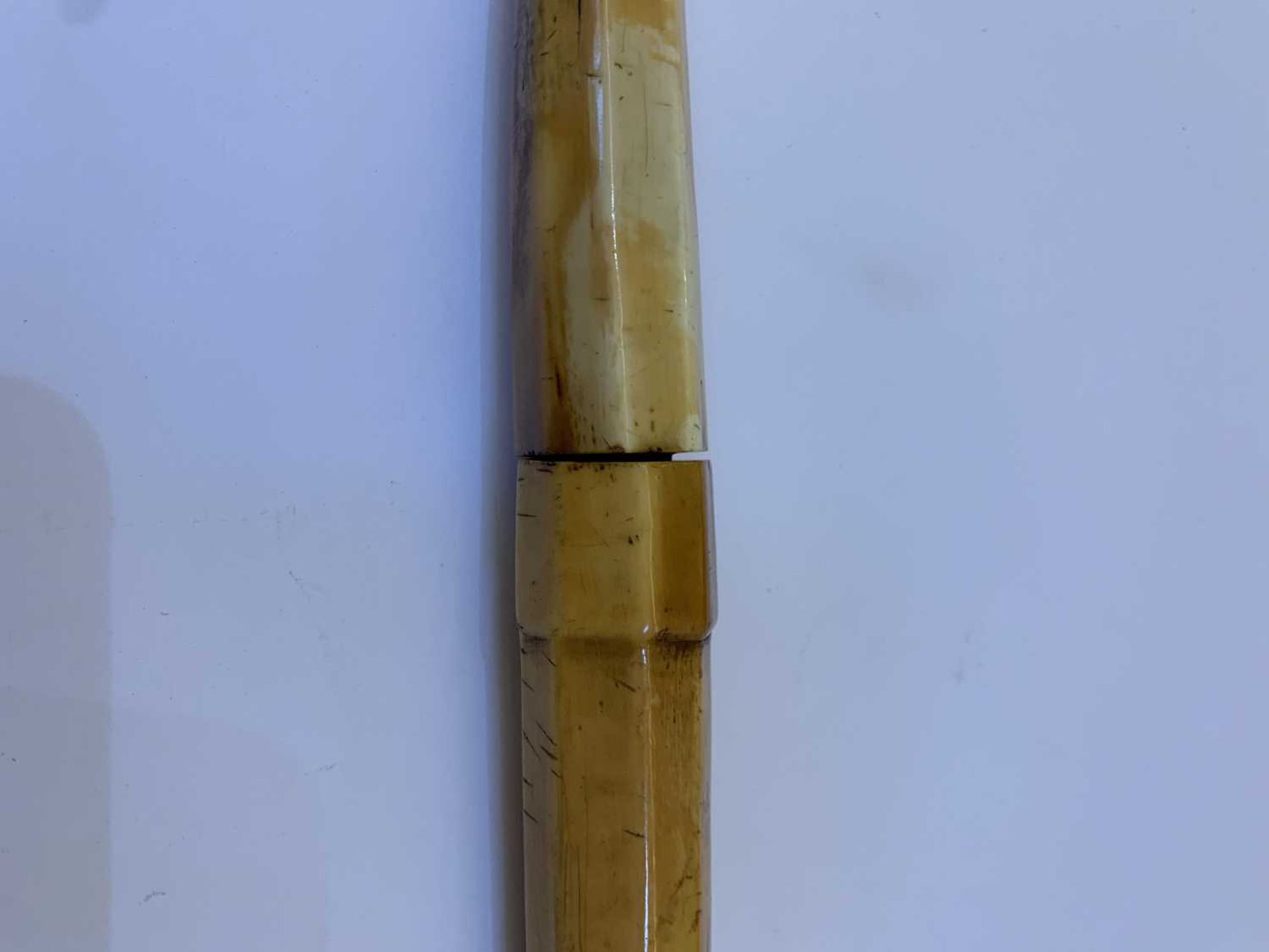 A rare mammoth ivory pipe, - Bild 19 aus 24