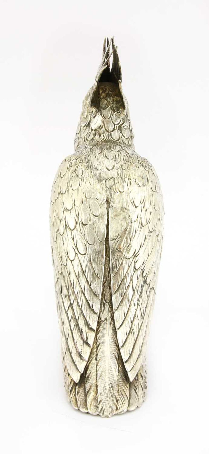 A Continental silver model of a cockatoo, - Bild 4 aus 4