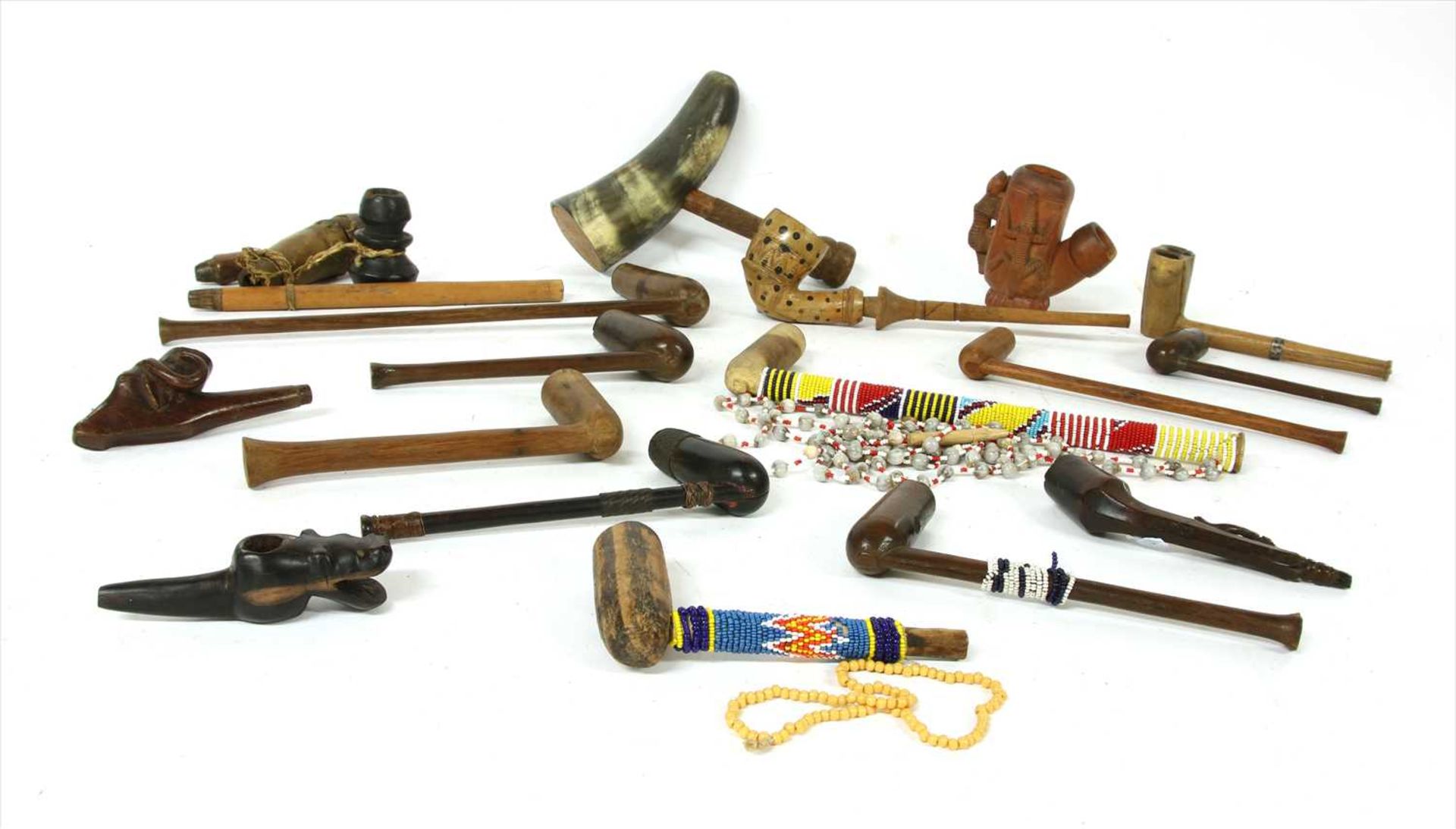 Seventeen South African pipes,