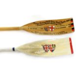 Rowing memorabilia belonging to Robert A Downie,