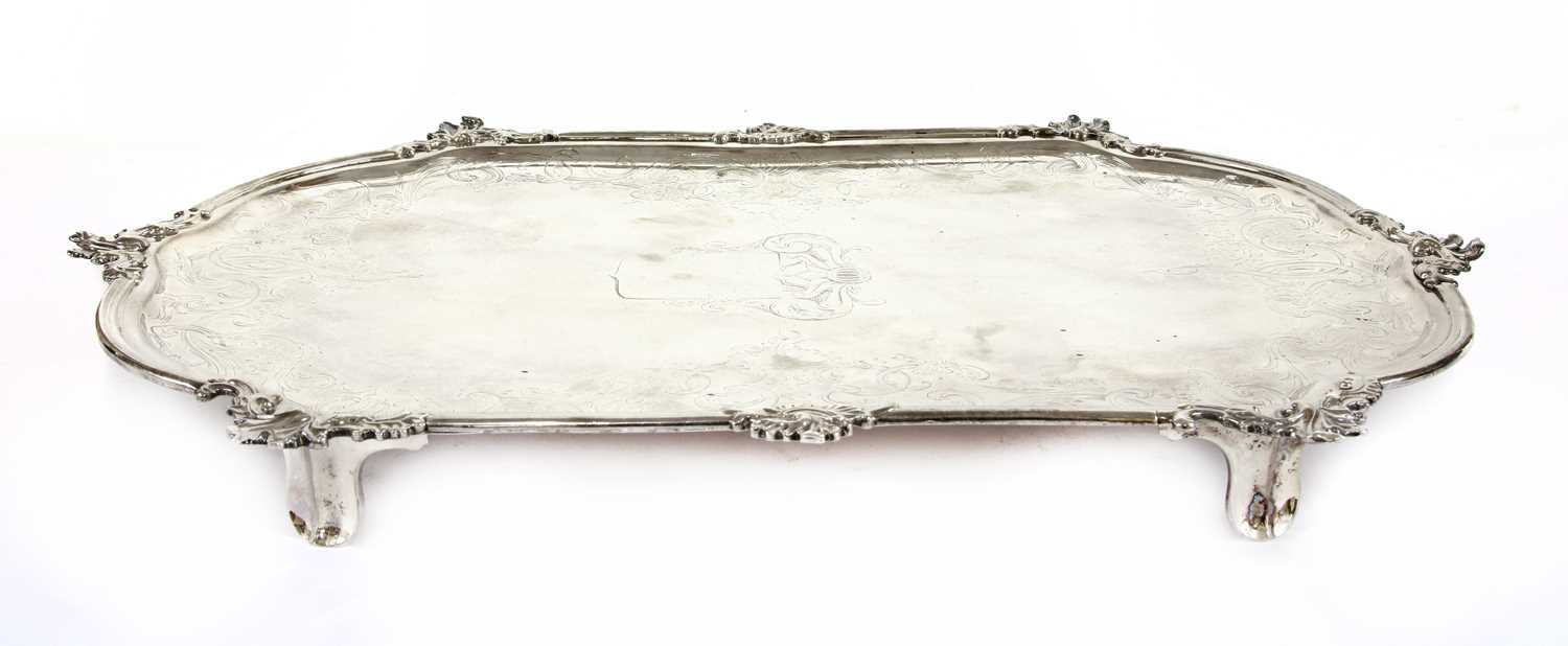 A Dutch silver tray, - Image 2 of 11