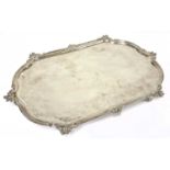 A Dutch silver tray,