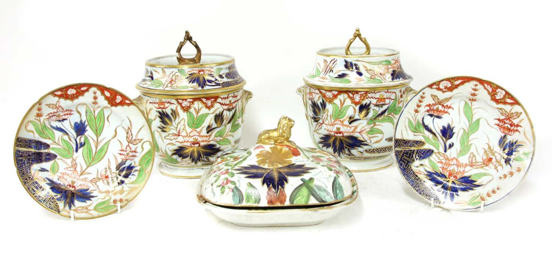 An ironstone part dinner service,