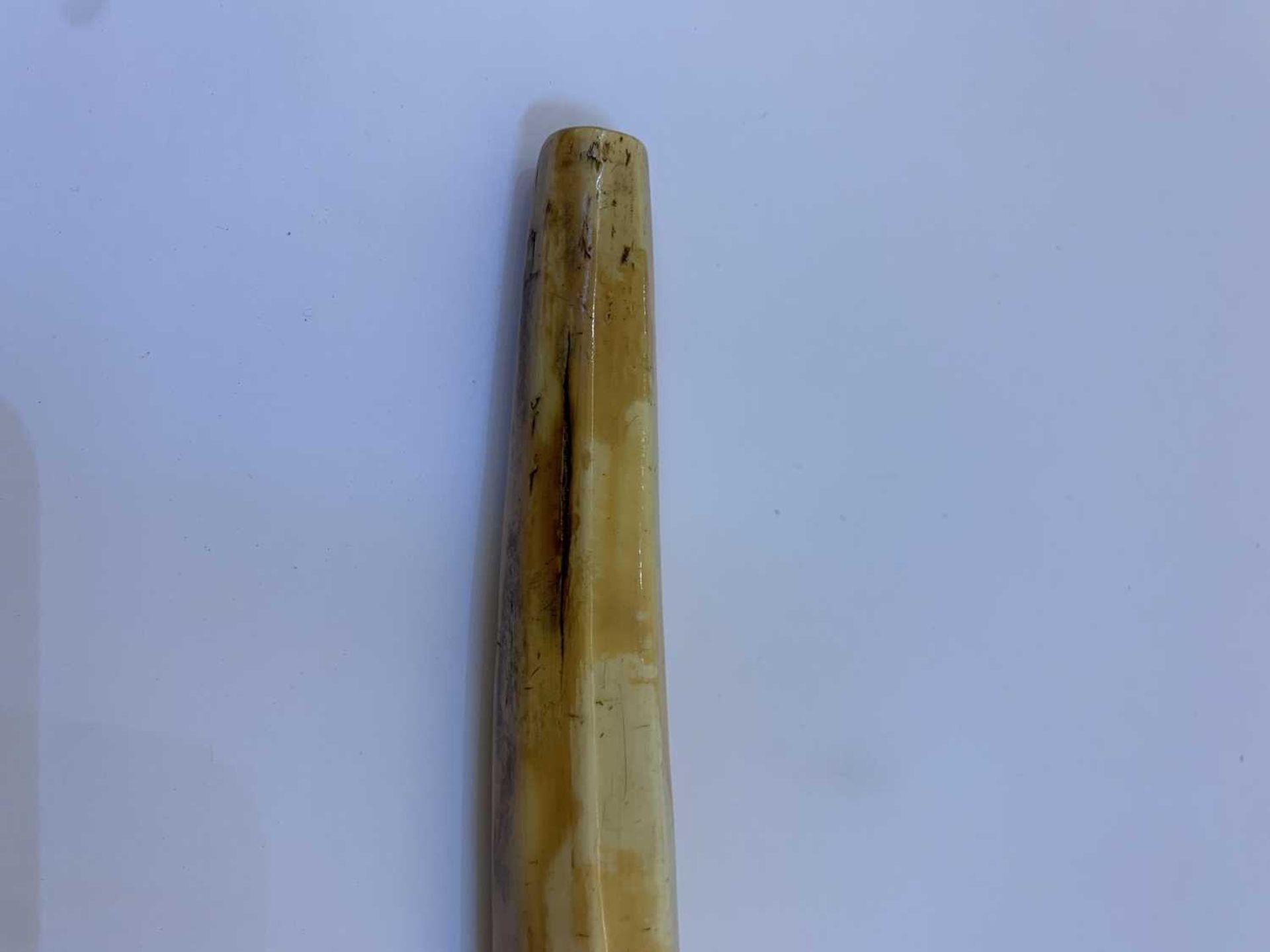 A rare mammoth ivory pipe, - Image 21 of 24