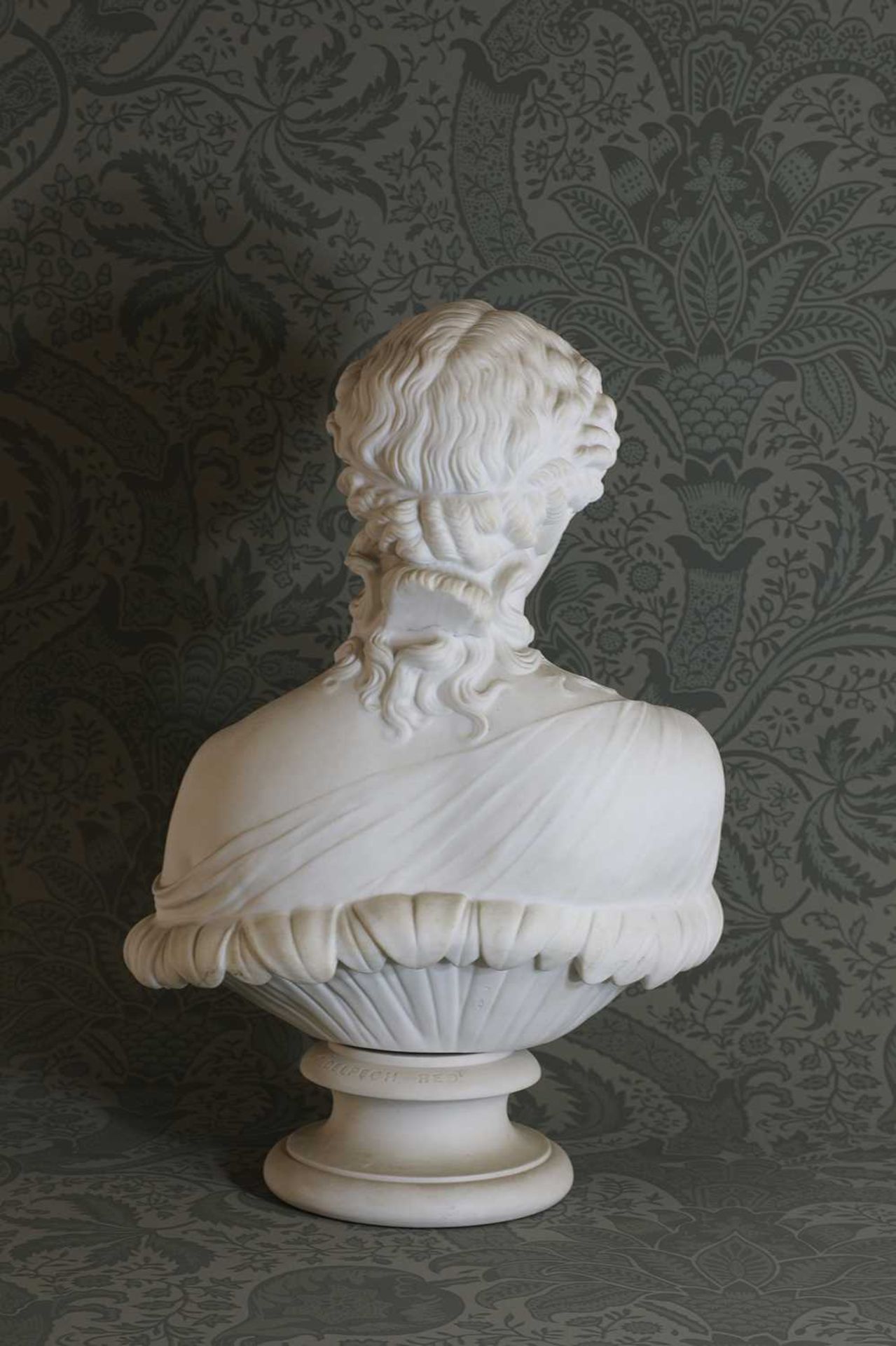 A Copeland Parian bust after the antique, - Bild 2 aus 2