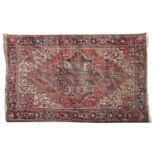 A Persian Heriz carpet,