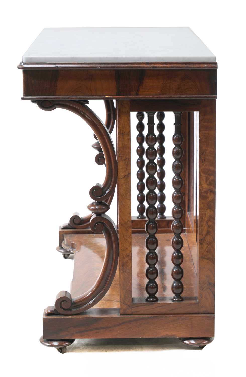 A Victorian rosewood console table, - Image 4 of 6