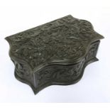 A Ceylonese ebony box,