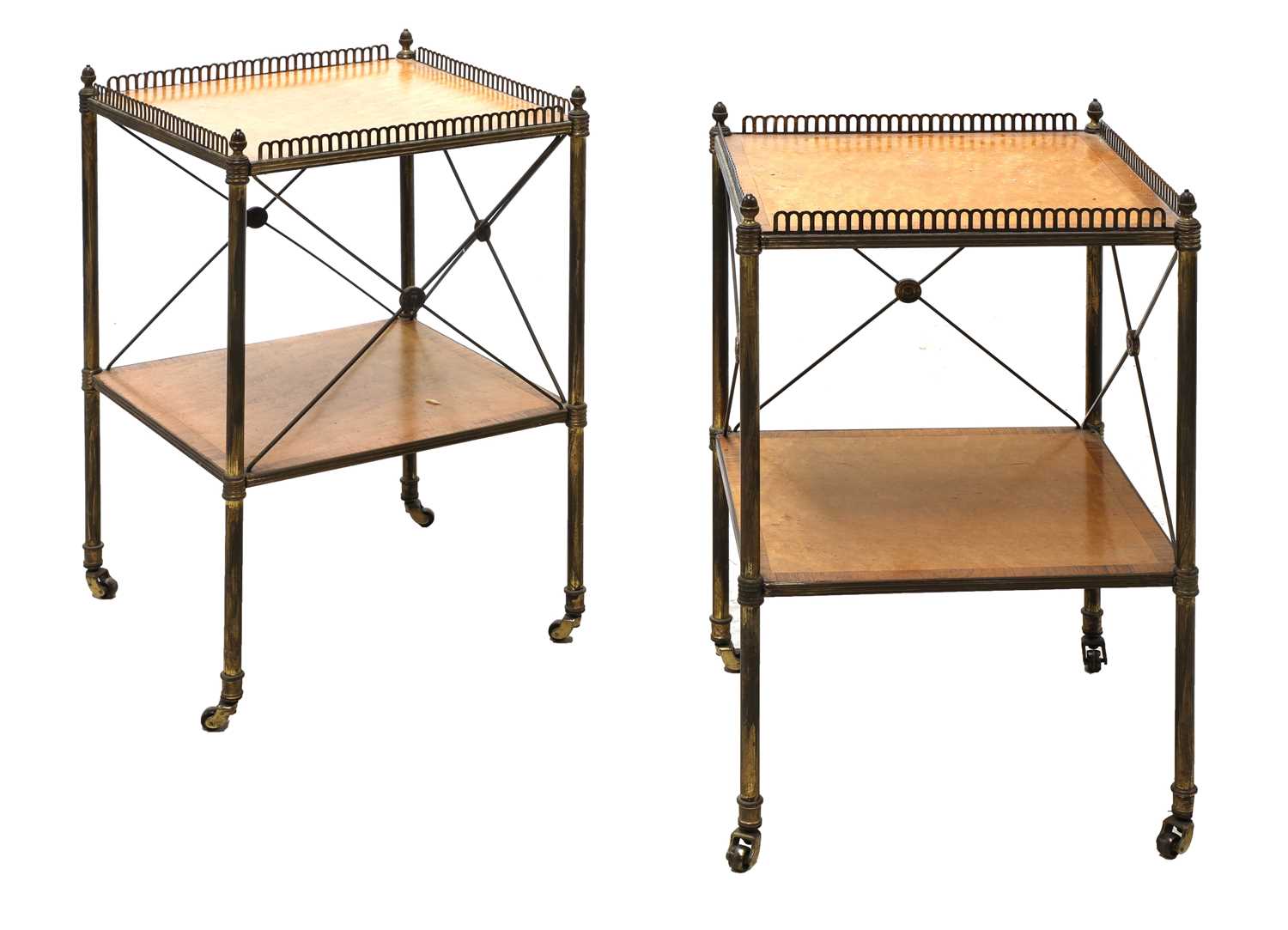 A pair of Regency-style side tables, - Image 2 of 2