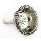 A George III Scottish wine funnel,