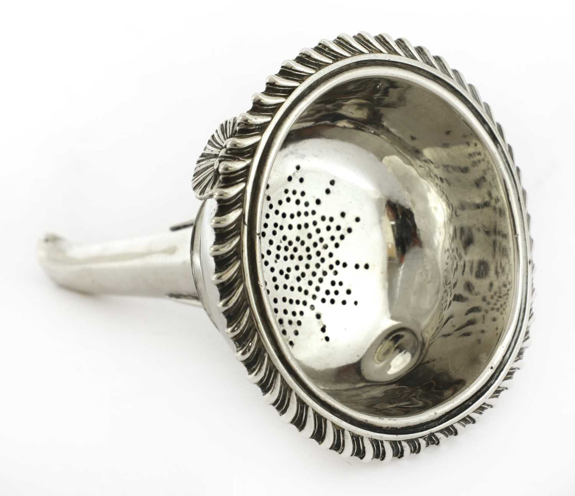A George III Scottish wine funnel,
