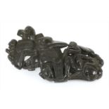 An Haida argillite pipe,