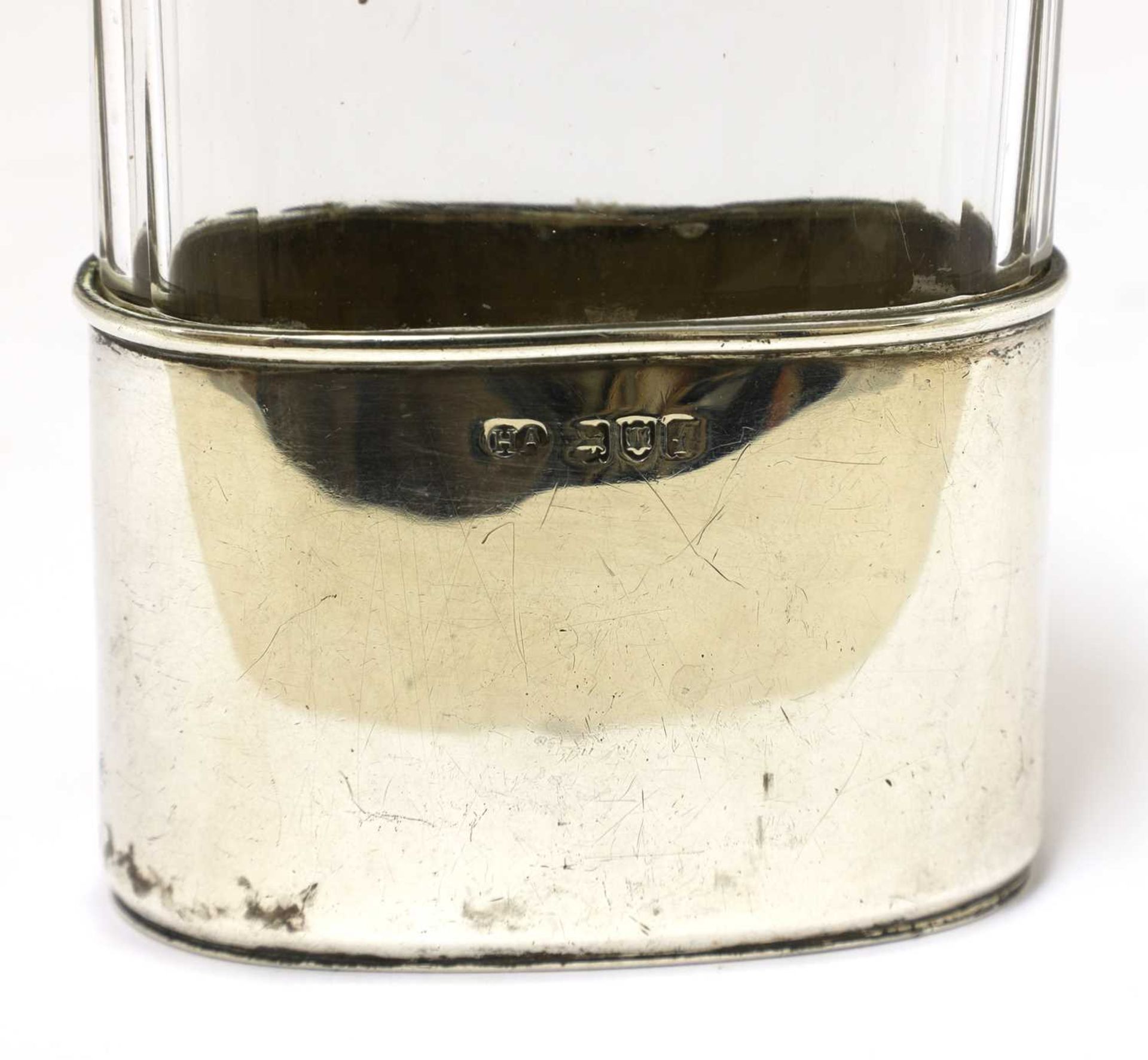 An Edwardian cut-glass and silver-mounted hip flask, - Bild 3 aus 21