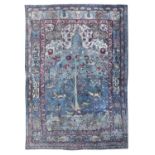 An Isfahan/Kashan prayer rug,