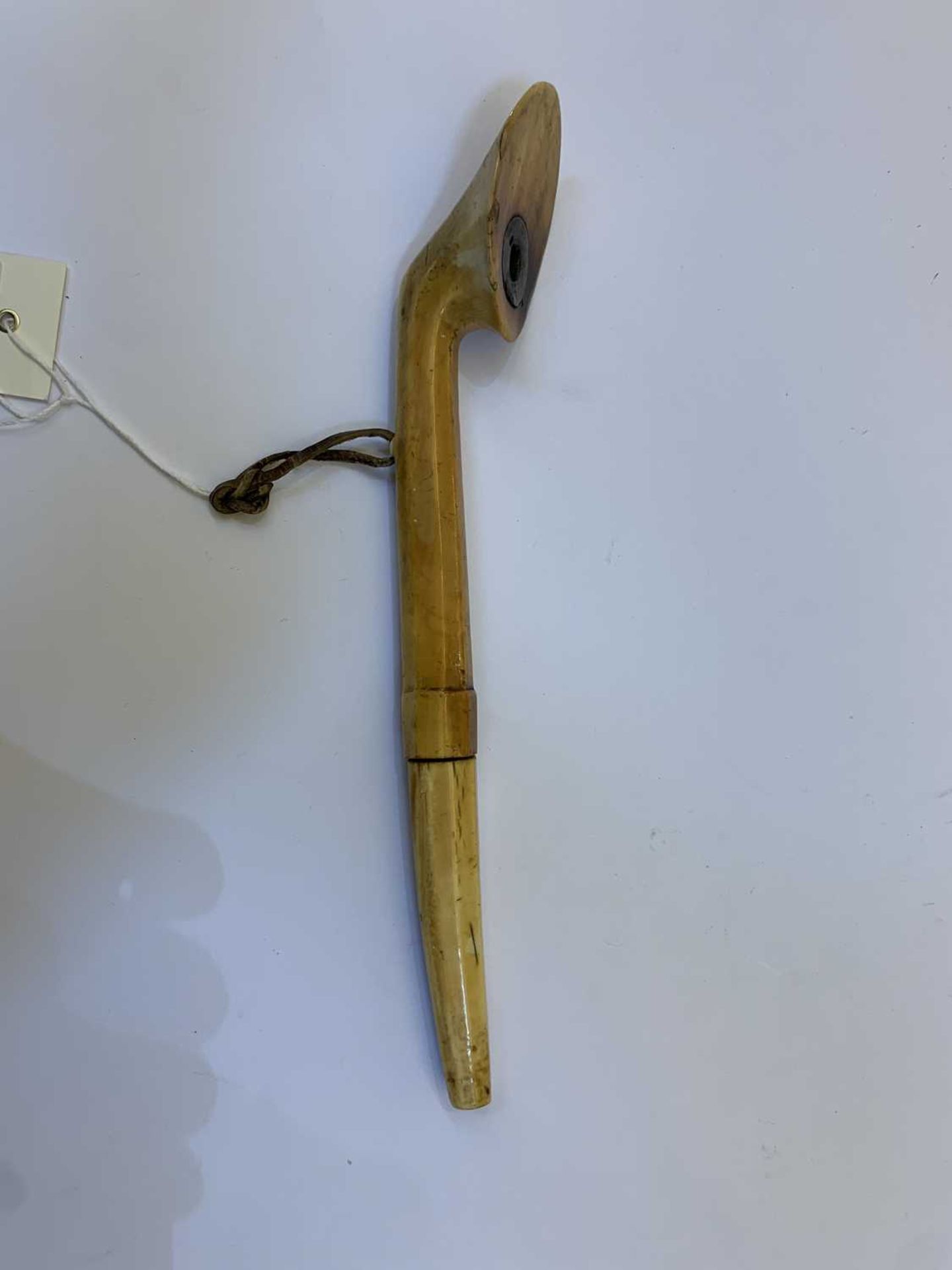 A rare mammoth ivory pipe, - Bild 24 aus 24