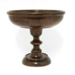 A burr elm tazza,