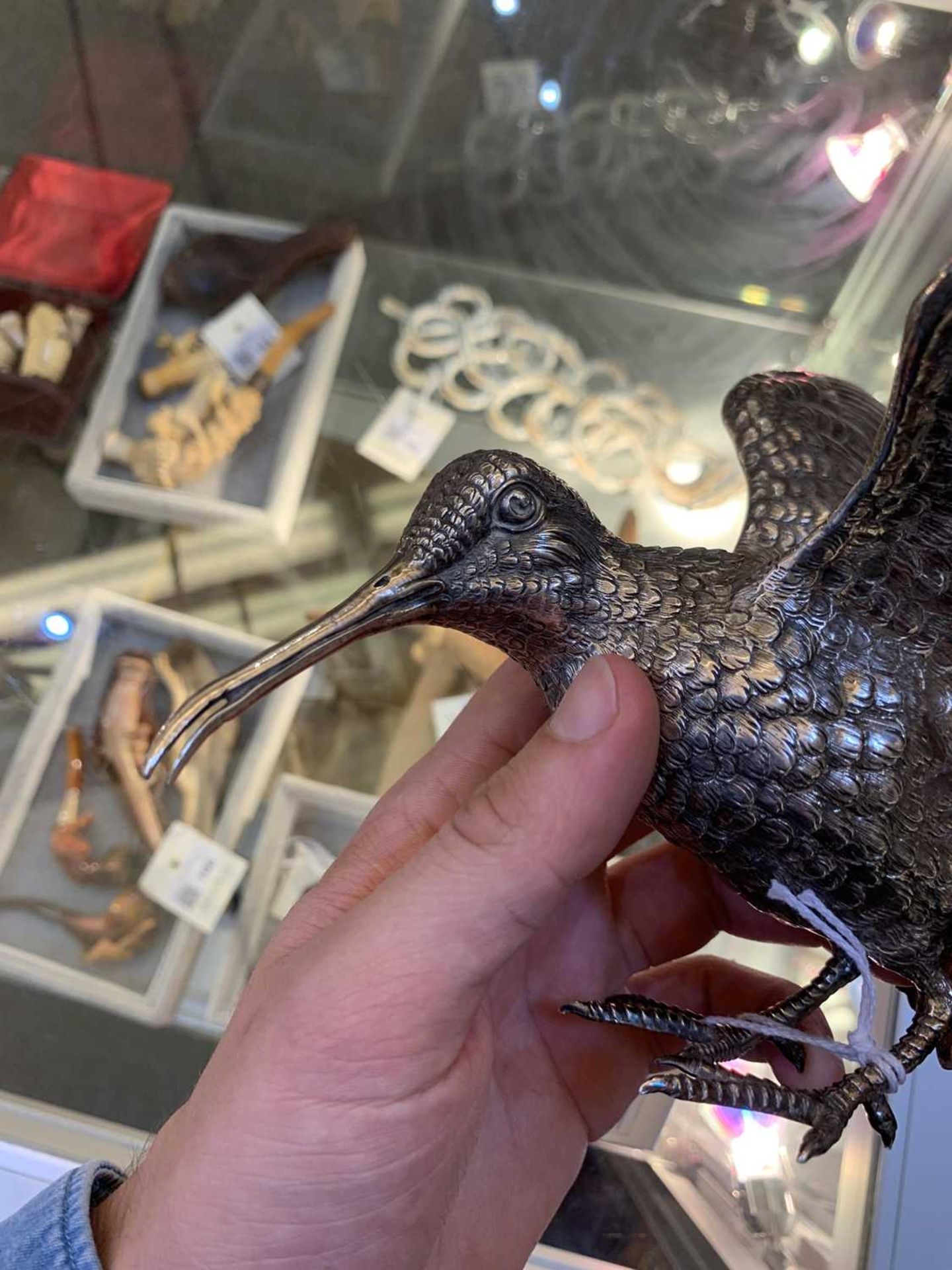 A large Continental silver model of a cock pheasant, - Bild 13 aus 15